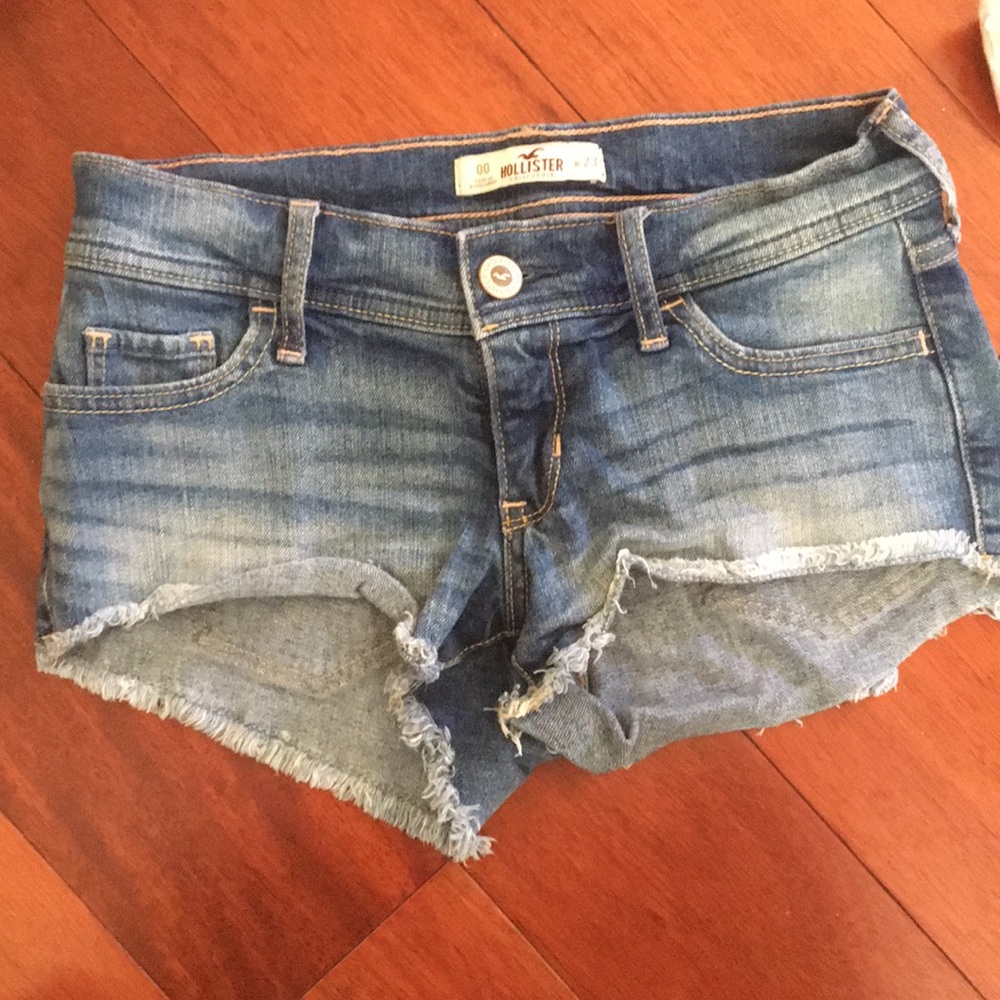 hollister jean shorts